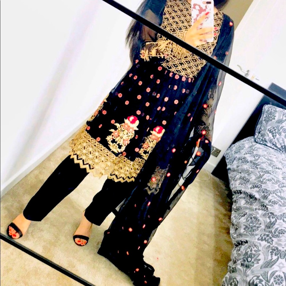 Afghan/Pakistani 3 piece suit (party wear)